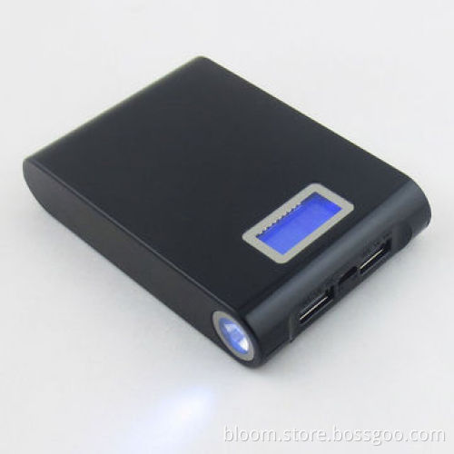 1,200mAh LED Power Bank for iPhone with LED Torch, White/BlackNew